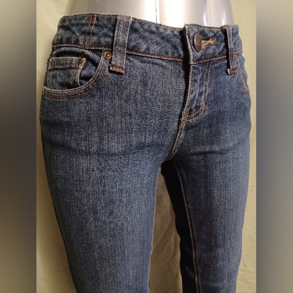 ZCO Premium Dark Blue Straight Leg Denim Jeans - Picture 8 of 10